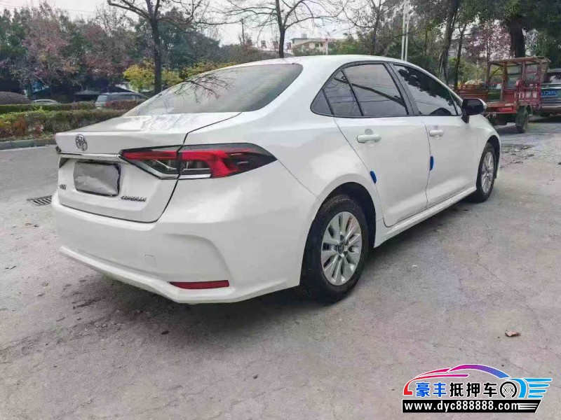 22年丰田卡罗拉轿车抵押车出售