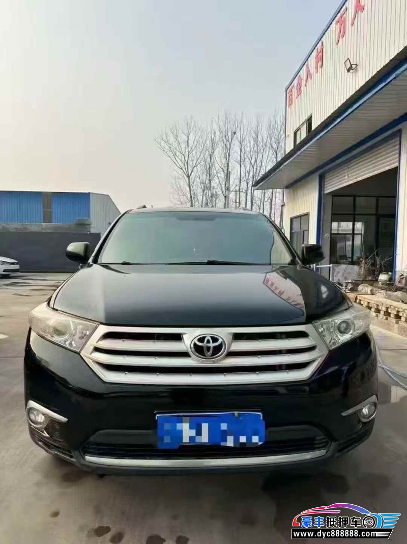 13年丰田汉兰达轿车抵押车出售