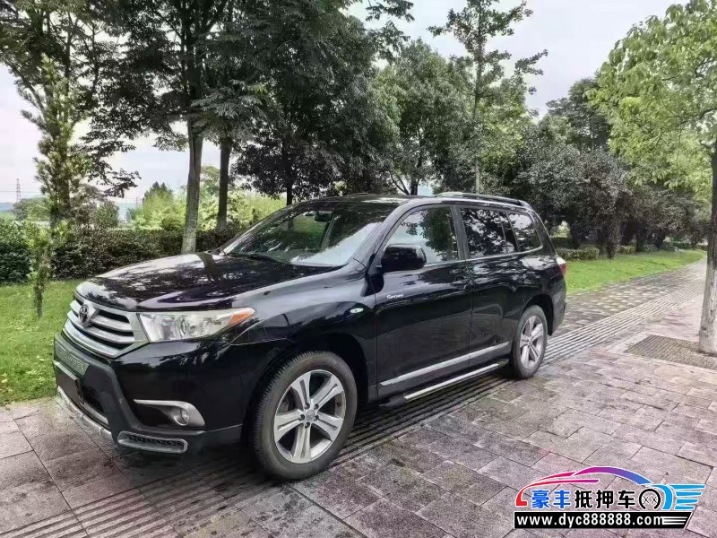 15年丰田汉兰达轿车抵押车出售