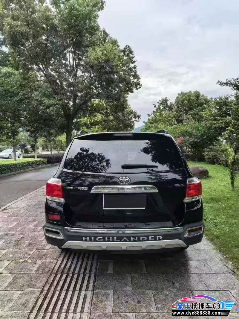 15年丰田汉兰达轿车抵押车出售