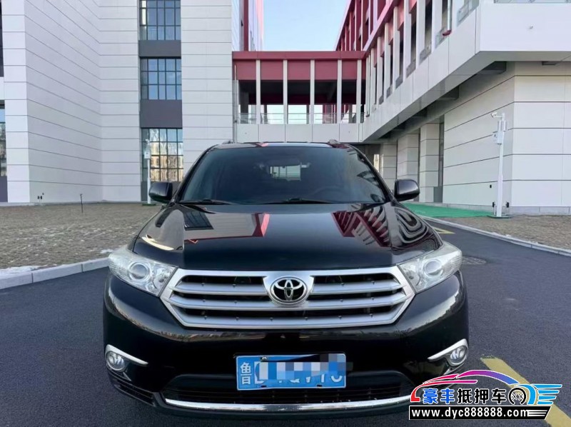 15年丰田汉兰达轿车抵押车出售