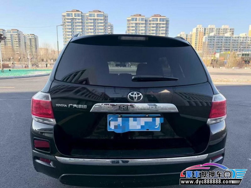 15年丰田汉兰达轿车抵押车出售