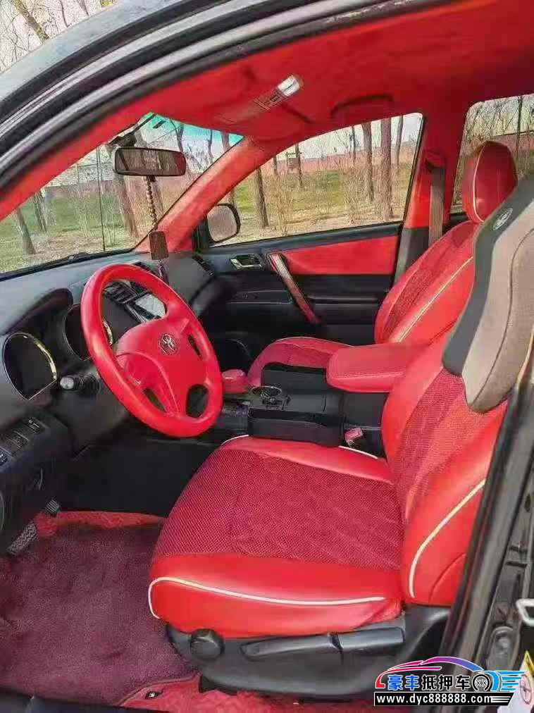 14年丰田汉兰达轿车抵押车出售