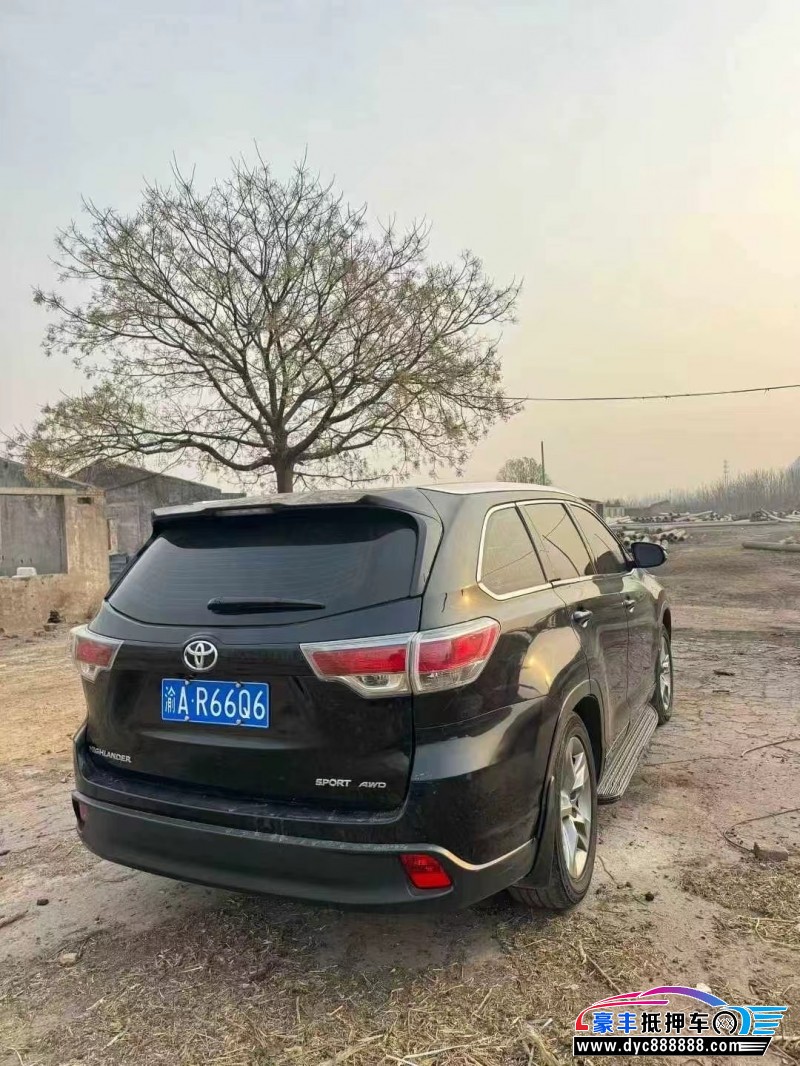 16年丰田汉兰达轿车抵押车出售