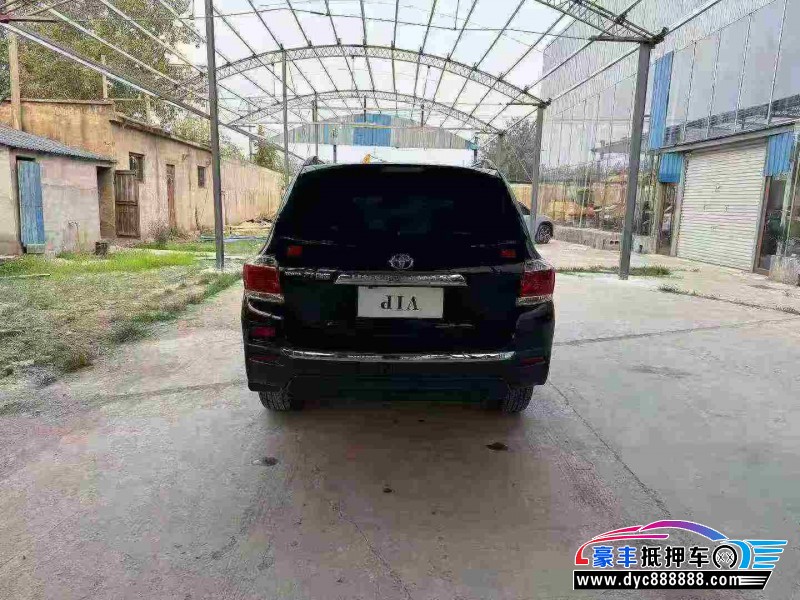 14年丰田汉兰达轿车抵押车出售