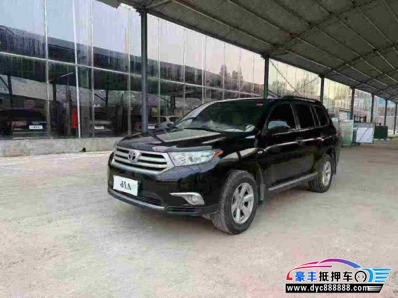 14年丰田汉兰达轿车抵押车出售