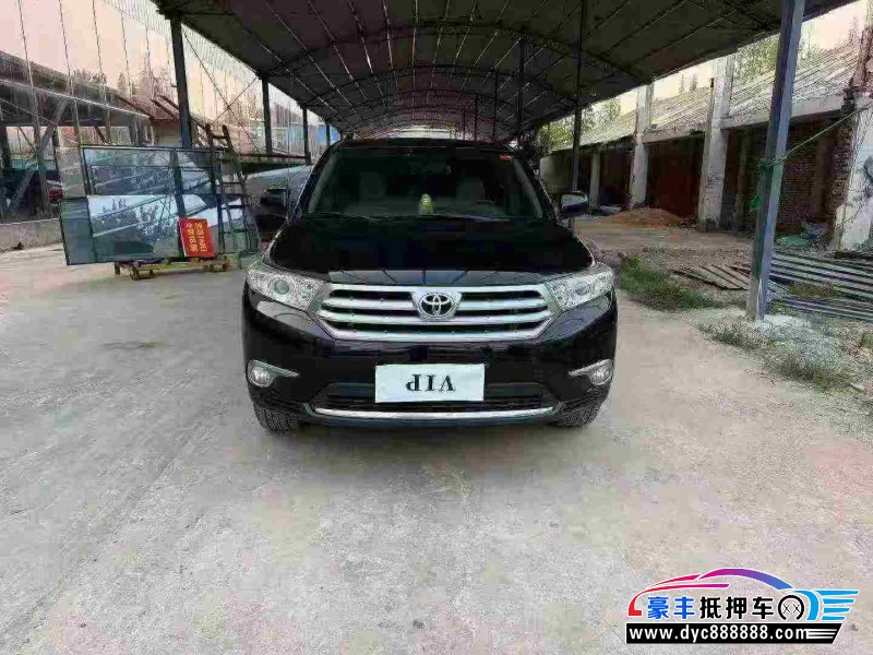 14年丰田汉兰达轿车抵押车出售