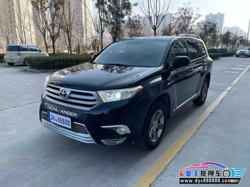 13年丰田汉兰达轿车抵押车出售