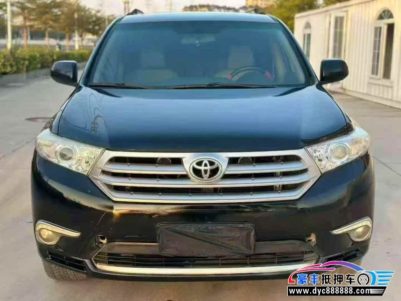 13年丰田汉兰达轿车抵押车出售