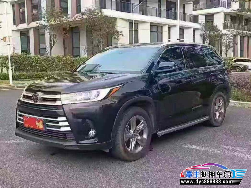 21年丰田汉兰达轿车抵押车出售