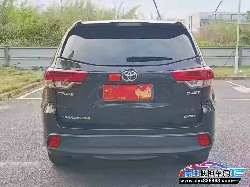 21年丰田汉兰达轿车抵押车出售