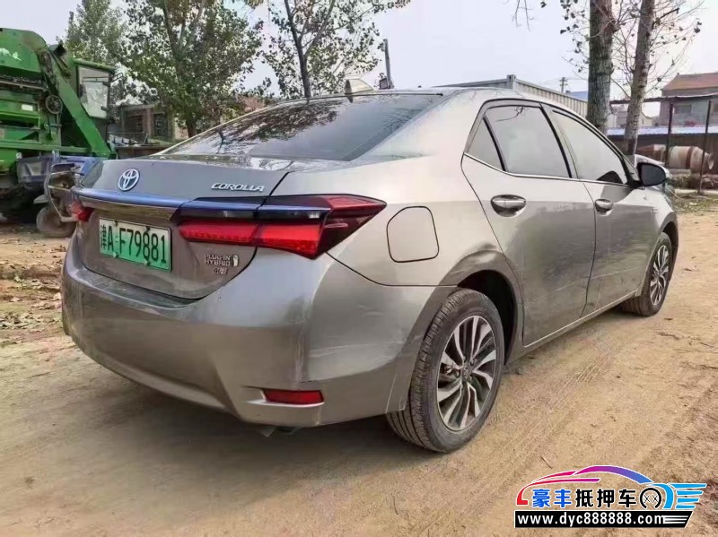 21年丰田卡罗拉轿车抵押车出售