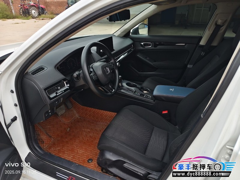 24年本田思域轿车抵押车出售