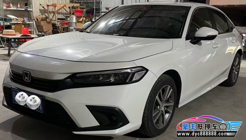 23年本田思域轿车抵押车出售