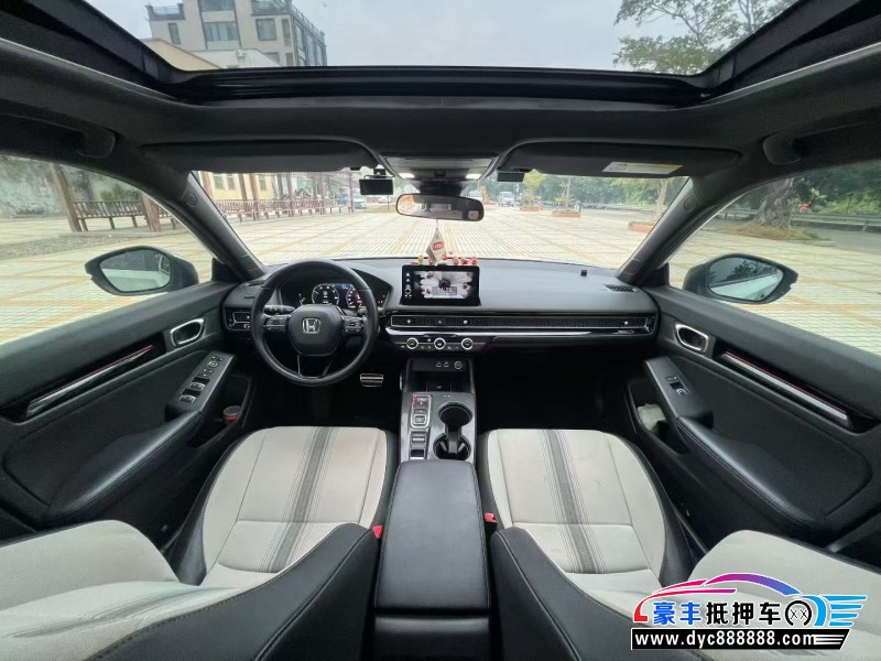 22年本田思域轿车抵押车出售
