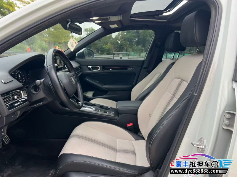 22年本田思域轿车抵押车出售