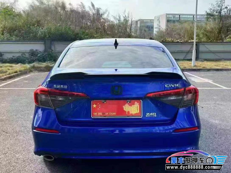 22年本田思域轿车抵押车出售