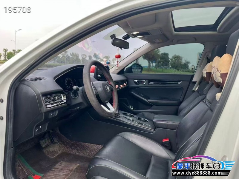 22年本田思域轿车抵押车出售