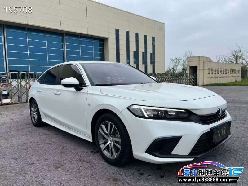 22年本田思域轿车抵押车出售