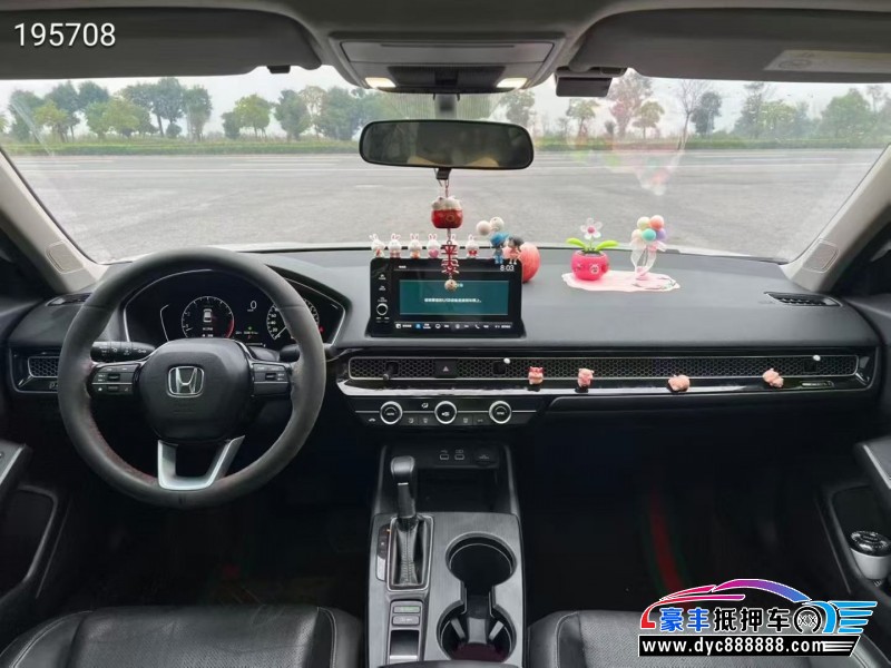 22年本田思域轿车抵押车出售