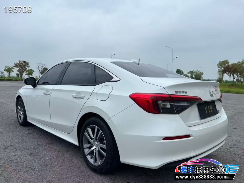 22年本田思域轿车抵押车出售