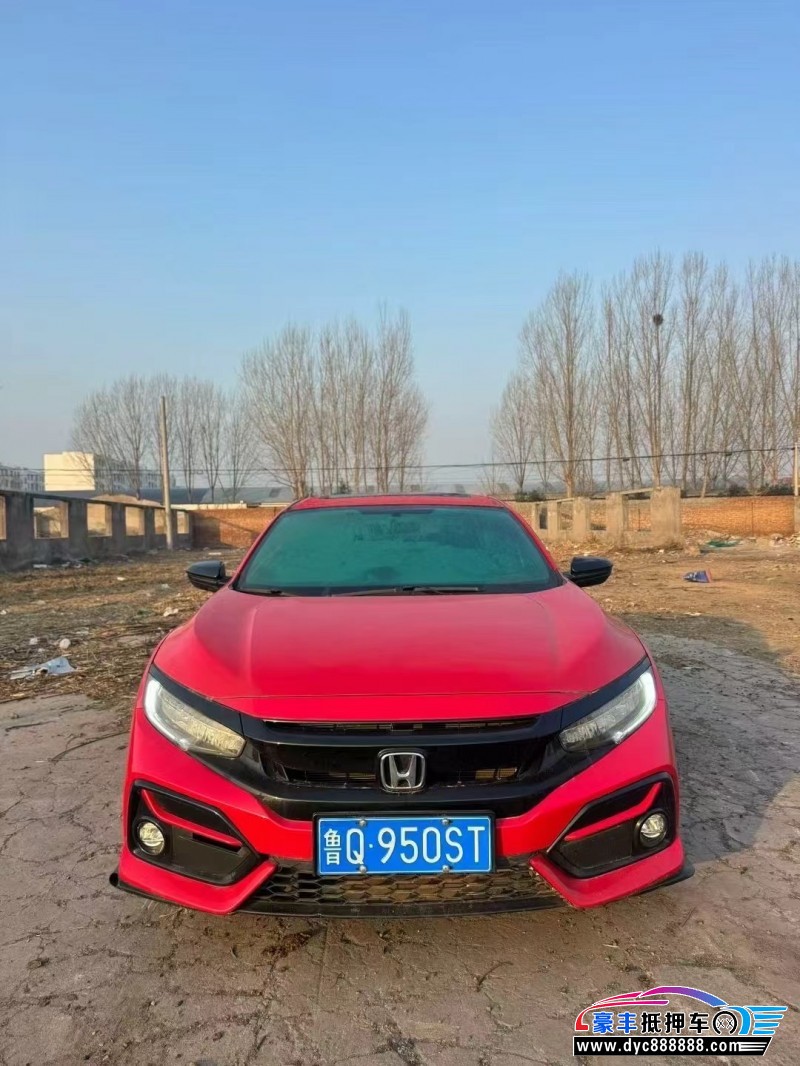22年本田思域轿车抵押车出售