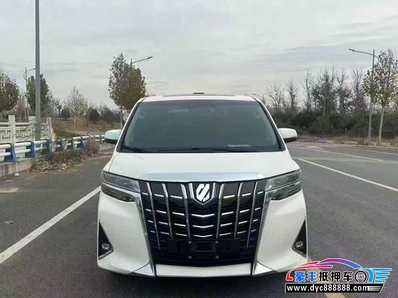 18年丰田埃尔法轿车抵押车出售