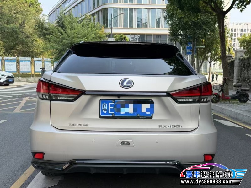 22年雷克萨斯RX轿车抵押车出售