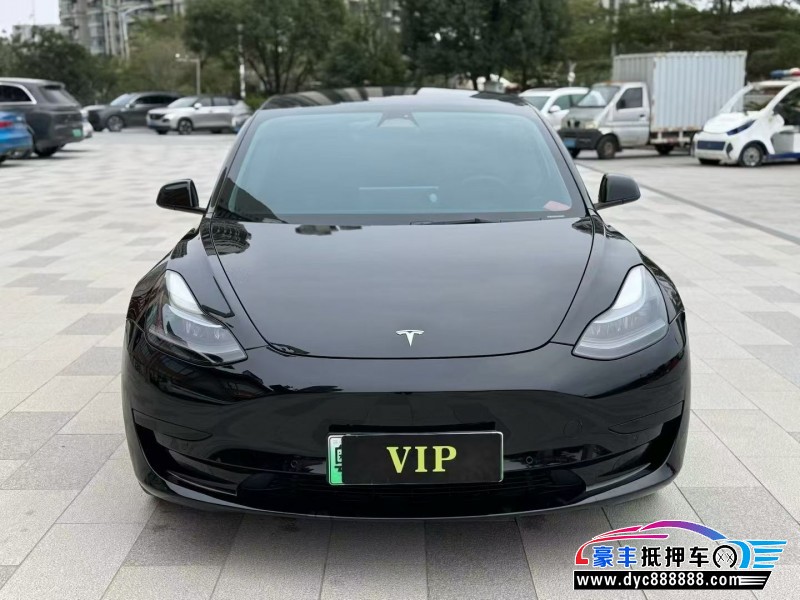 抵押车出售22年特斯拉MODEL 3轿车