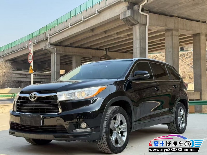 16年丰田汉兰达轿车抵押车出售