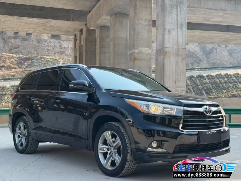 16年丰田汉兰达轿车抵押车出售