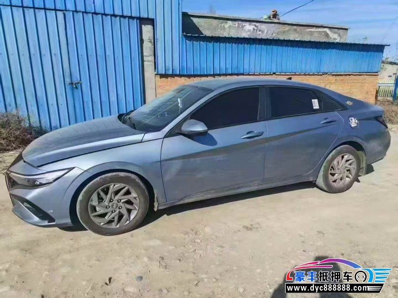 24年现代伊兰特轿车抵押车出售