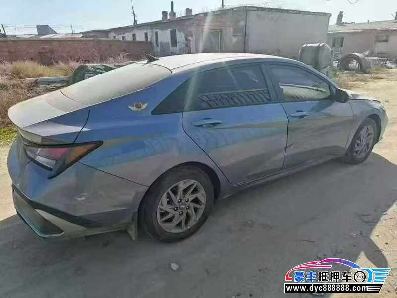 24年现代伊兰特轿车抵押车出售