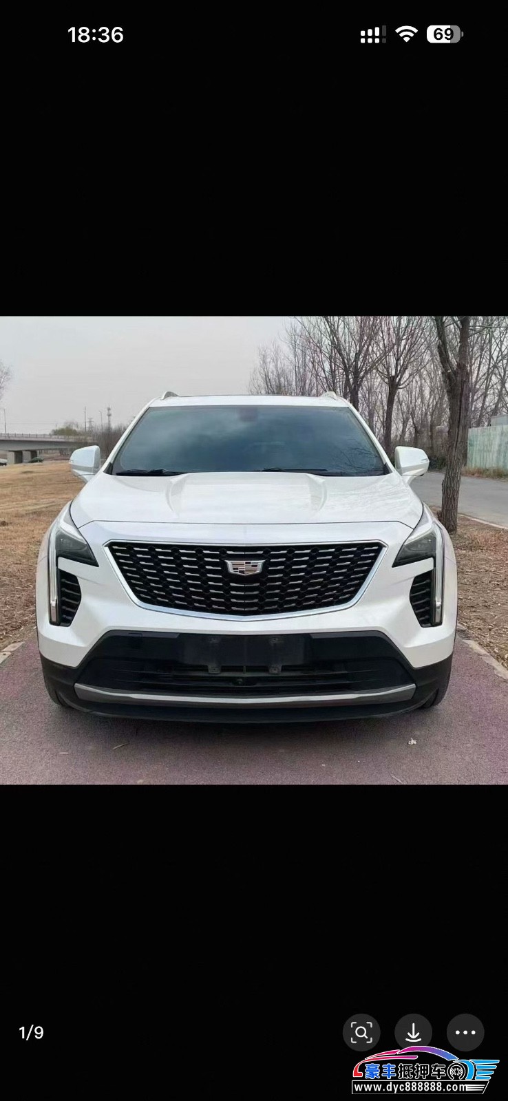 20年凯迪拉克XT4轿车抵押车出售