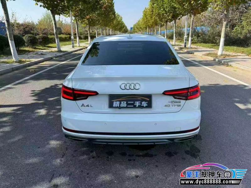 19年奥迪A4L轿车抵押车出售