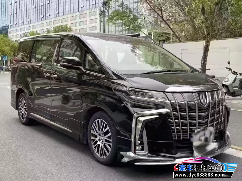 16年丰田埃尔法轿车抵押车出售