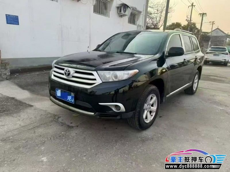 14年丰田汉兰达轿车抵押车出售