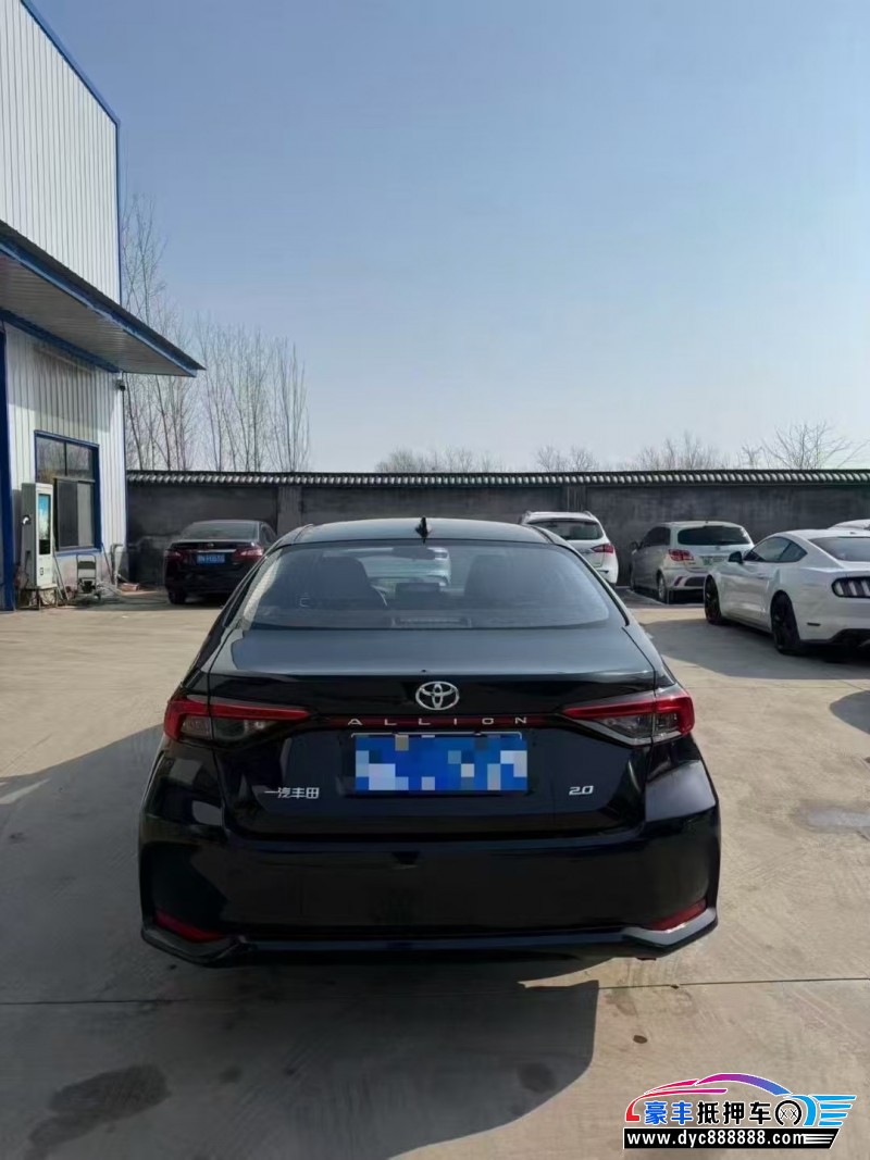 22年丰田亚洲狮轿车抵押车出售