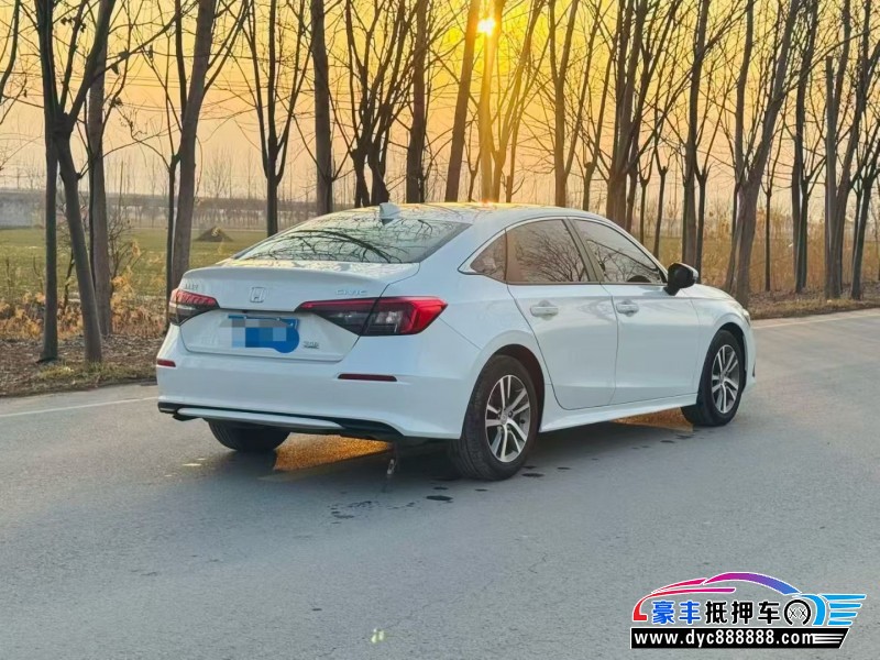 23年本田思域轿车抵押车出售