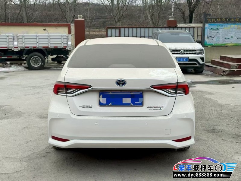 23年丰田卡罗拉轿车抵押车出售