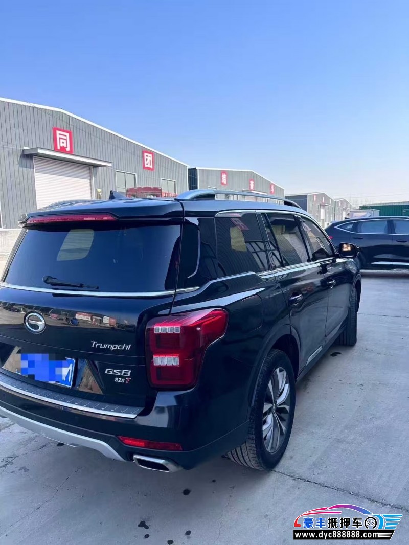 18年传祺GS8轿车抵押车出售