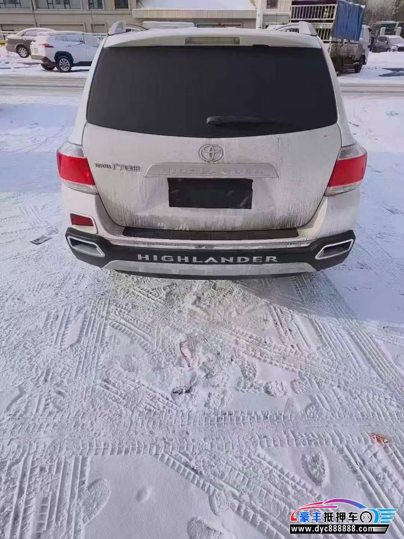 14年丰田汉兰达轿车抵押车出售