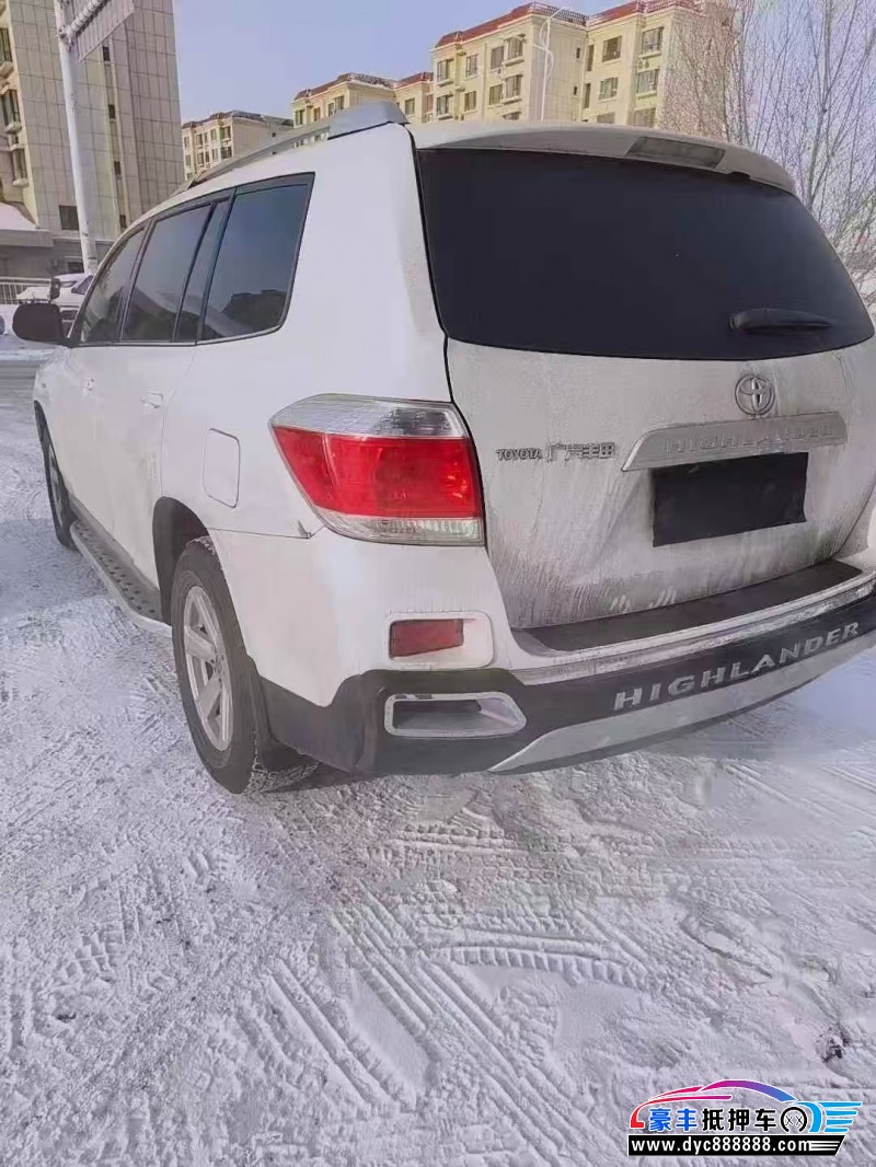 14年丰田汉兰达轿车抵押车出售