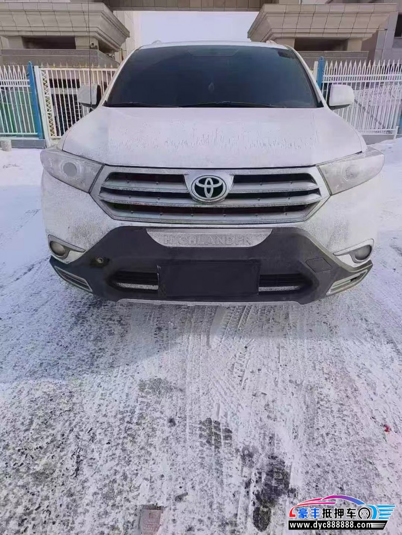 抵押车出售14年丰田汉兰达轿车