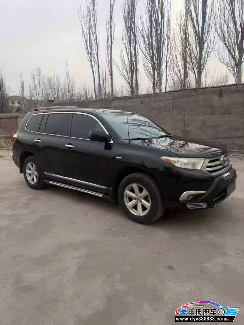 14年丰田汉兰达轿车抵押车出售