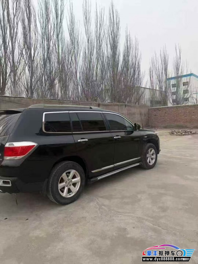 14年丰田汉兰达轿车抵押车出售