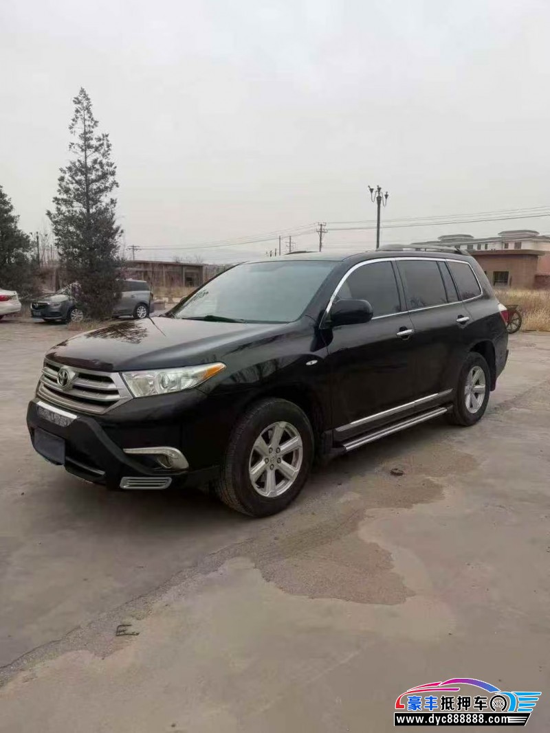 14年丰田汉兰达轿车抵押车出售