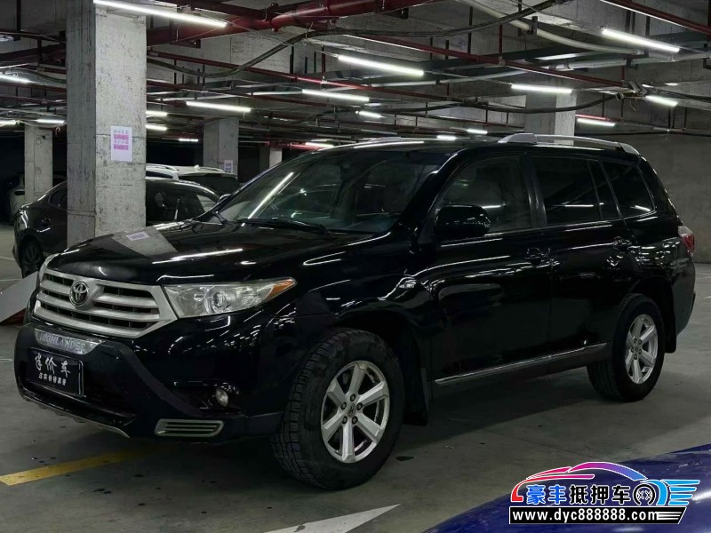 13年丰田汉兰达轿车抵押车出售