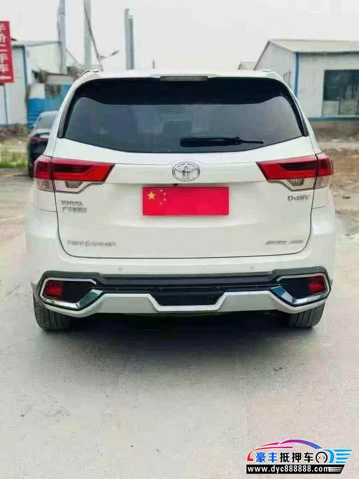 19年丰田汉兰达轿车抵押车出售