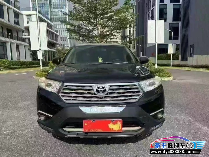 抵押车出售13年丰田汉兰达轿车